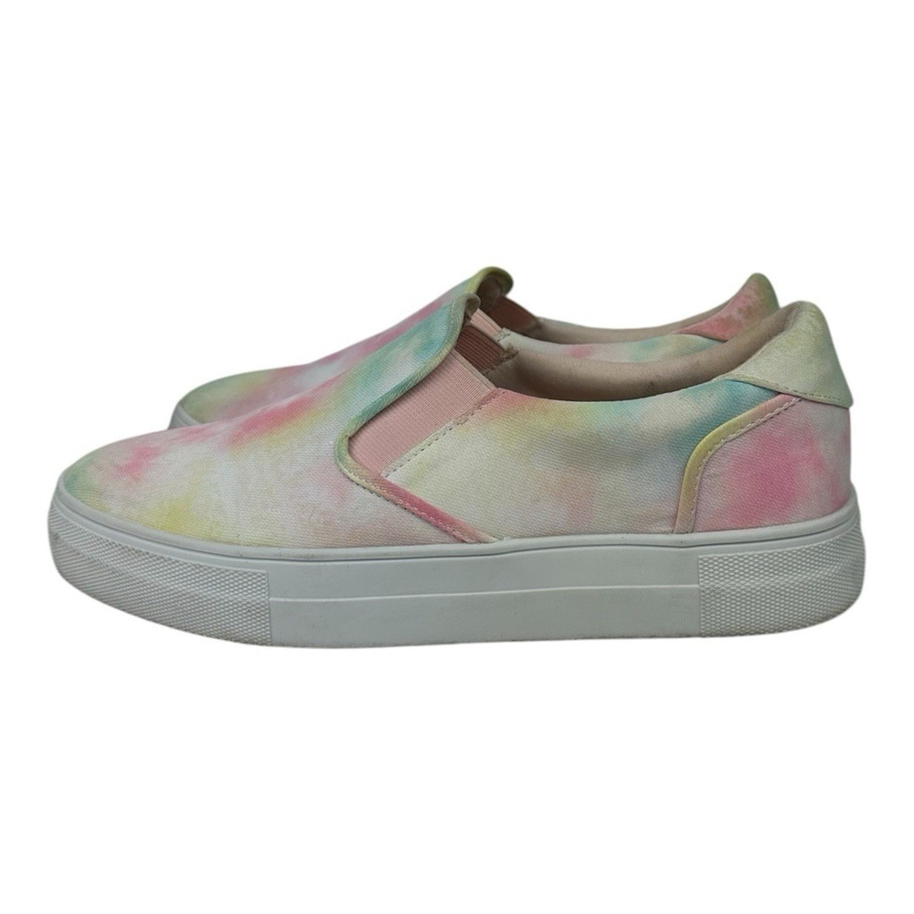 Just Fab Eloise Sneakers Women’s 8.5 Pastel Tie Dye Casual Shoes